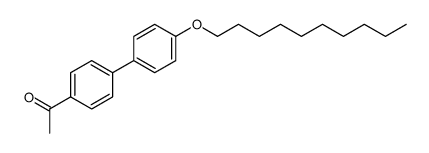 4-acetyl-4'-decyloxy-1,1'-biphenyl结构式