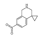 7'-nitro-2',3'-dihydro-1'H-spiro[cyclopropane-1,4'-isoquinoline]结构式