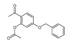 2-acetyl-5-(benzyloxy)phenyl acetate结构式