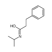 3-phenyl-N-propan-2-ylpropanamide结构式