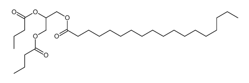 2,3-bis(1-oxobutoxy)propyl stearate结构式
