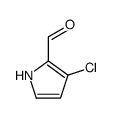 3-Chloro-1H-Pyrrole-2-carboxaldehyde结构式