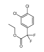 ethyl 2-(3,4-dichlorophenyl)-2,2-difluoroacetate结构式