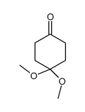 4,4-dimethoxycyclohexan-1-one结构式