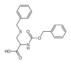 N-benzyloxycarbonyl S-benzylcysteine结构式