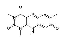 1,3,7-trimethyl-10H-benzo[g]pteridine-2,4,8-trione结构式
