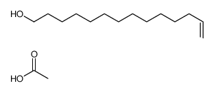 acetic acid,tetradec-13-en-1-ol结构式