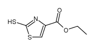 2-mercaptothiazole-4-carboxylic acid ethyl ester结构式