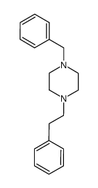 N-benzyl-N'-(2-phenethyl)piperazine结构式