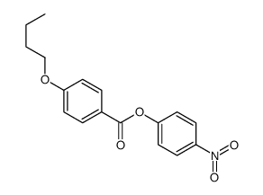 (4-nitrophenyl) 4-butoxybenzoate结构式