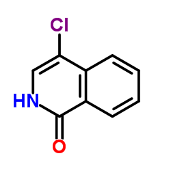 4-氯-1(2H-)-异喹啉酮结构式