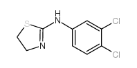 (3,4-二氯苯基)-(4,5-二氢-2-噻唑)-胺结构式
