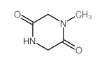 1-甲基-2,5-哌嗪二酮结构式