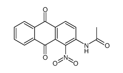 2-acetylamino-1-nitro-anthraquinone结构式