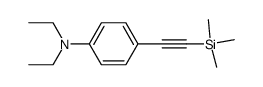 N,N-diethyl-4-[(trimethylsilyl)ethynyl]aniline结构式