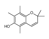 2,2,5,7,8-pentamethylchromen-6-ol结构式