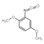 2,5-二甲氧基苯异氰酸酯结构式