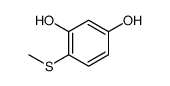 4-methylsulfanylbenzene-1,3-diol结构式