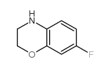 7-氟-3,4-二氢-2H-1,4-苯并噁嗪结构式