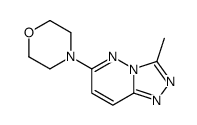 4-(3-methyl-[1,2,4]triazolo[4,3-b]pyridazin-6-yl)morpholine结构式