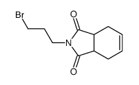 2-(3-bromopropyl)-3a,4,7,7a-tetrahydroisoindole-1,3-dione结构式