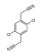 2-[2,5-dichloro-4-(cyanomethyl)phenyl]acetonitrile结构式