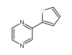 2-噻吩-2-吡嗪结构式