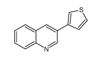3-(3-Thienyl)quinoline结构式