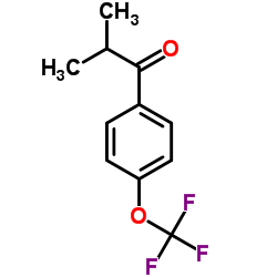对三氟甲氧基苯基异丁酮结构式