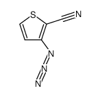 3-azido-2-cyanothiophene结构式