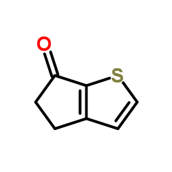4,5-二氢环戊并[b]噻吩-6-酮结构式