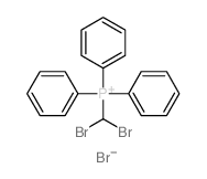 Phosphonium,(dibromomethyl)triphenyl-, bromide (1:1)结构式