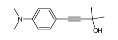 4-(3-methyl-3-hydroxy-1-butynyl)-N,N-dimethylaniline结构式