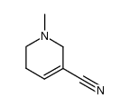 3-cyano-1-methyl-1,2,5,6-tetrahydropyridine结构式