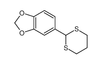 5-(1,3-dithian-2-yl)-1,3-benzodioxole结构式