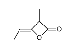 4-ethylidene-3-methyloxetane-2-one结构式