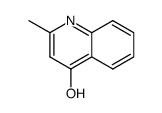 4-羟基-2-甲基喹啉结构式