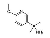 2-(6-methoxypyridin-3-yl)propan-2-amine结构式