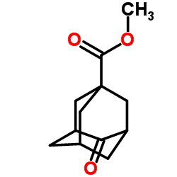 Methyl 4-oxo-1-adamantanecarboxylate结构式