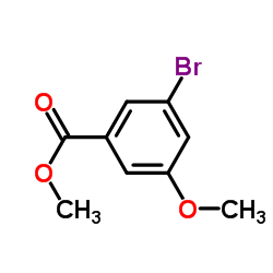 3-溴-5-甲氧基-苯甲酸乙酯结构式