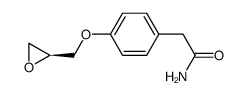 4-[(2S)-2-Oxiranylmethoxy]benzeneacetamide结构式