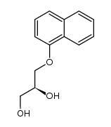 (S)-3-(naphthalen-1-yloxy)propane-1,2-diol结构式