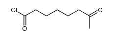 7-oxo-octanoyl chloride结构式