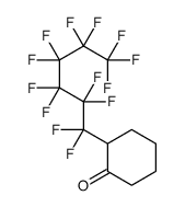 2-(1,1,2,2,3,3,4,4,5,5,6,6,6-tridecafluorohexyl)cyclohexan-1-one结构式