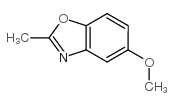 5-甲氧基-2-甲基苯并噁唑结构式