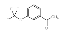 3-(三氟甲基硫代)苯乙酮结构式