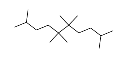 2,5,5,6,6,9-Hexamethyldecan结构式