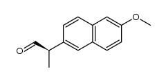 (R)-2-(6-methoxy-2-naphthyl)propanal结构式
