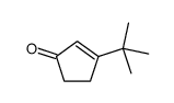 3-tert-butylcyclopent-2-en-1-one结构式