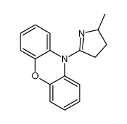 10-(2-methyl-3,4-dihydro-2H-pyrrol-5-yl)phenoxazine结构式